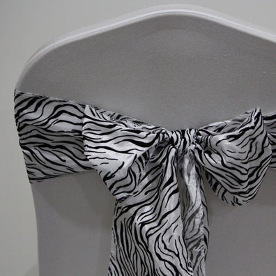 Satin Sash - Tiger Print